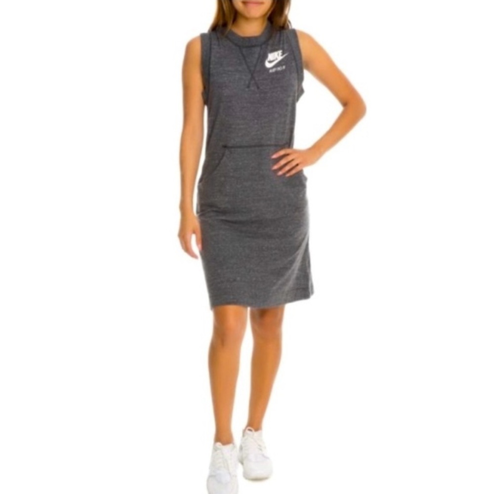 Nike Active Sleeveless Dress with Pockets Gray Small